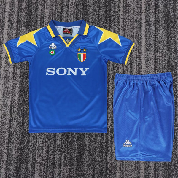 1995-1997 JUV Away Kids Retro Soccer Jersey