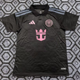25-26 Inter Miami Black Polo Short Sleeve
