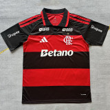 26-27 Flamengo Home Print Sponsor Fans Soccer Jersey