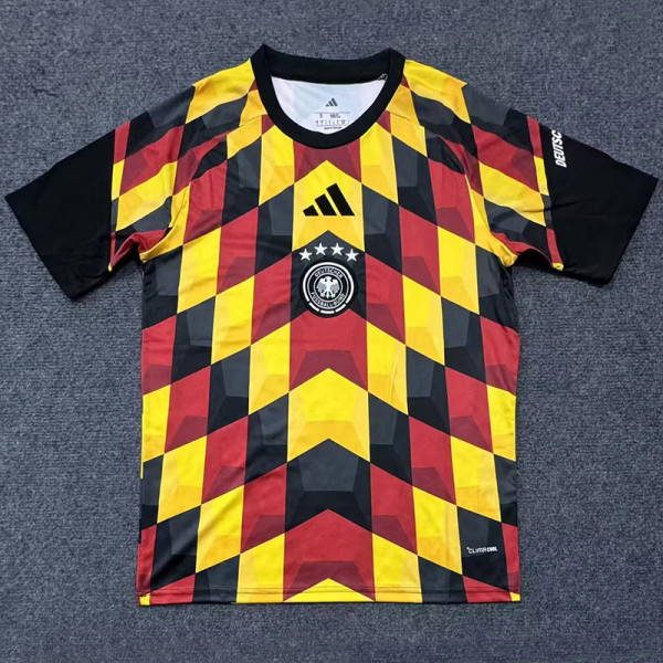 26-27 Germany Yellow Black Training shirts
