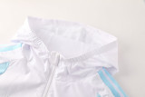 25-26 Argentina White Hoodie Jacket Tracksuit