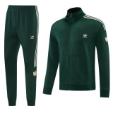 2026 AD Dark green Jacket Tracksuit #AJ24