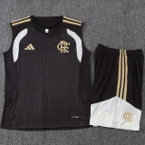 26-27 Flamengo Brown Tank top and shorts suit #D26011