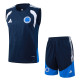 26-27 Cruzeiro Royal blue Tank top and shorts suit #D26012