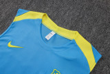 25-26 BAR Light blue Tank top and shorts suit #D25281