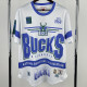 2026 BUCKS White Retro High Quality Casual T-Shirt #MN