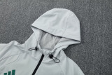 26-27 Algeria Gray Hoodie Jacket Tracksuit