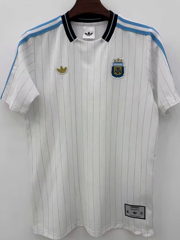 25-26 Argentina White Casual Edition Fans Training shirts