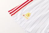 26-27 Roma White Training Short Suit
