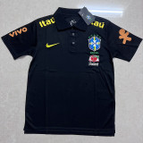 25-26 Brazil Black Polo Short Sleeve