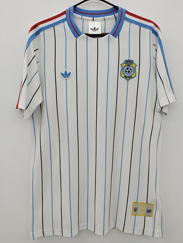 25-26 DR Congo White Casual Edition Fans Training shirts