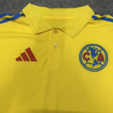 26-27 Club America Yellow Polo Short Sleeve