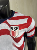 26-27 USA Home Player Version Soccer Jersey