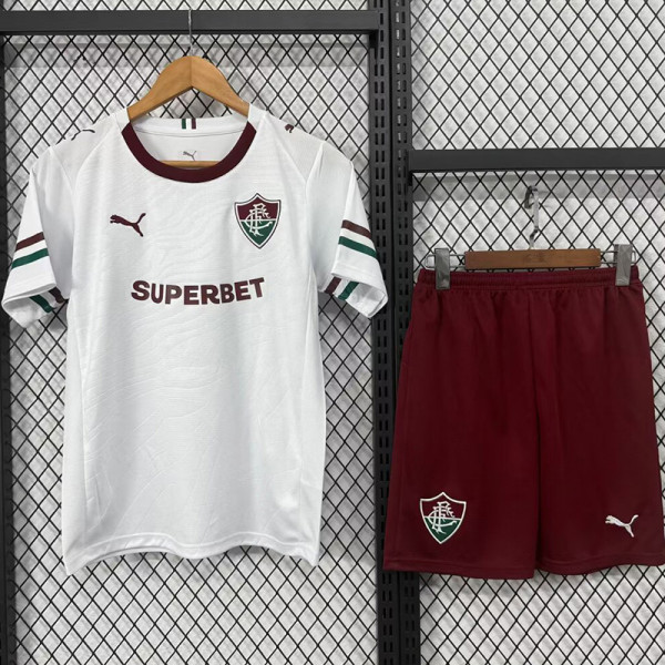26-27 Fluminense Away Kids Soccer Jersey