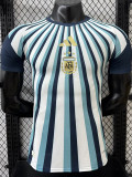 26-27 Argentina Royal blue White Player Version Soccer Jersey