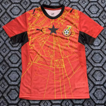 26-27 Ghana Red Fans Soccer Jersey