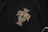 26-27 Portugal Black Jacket Tracksuit #A26016