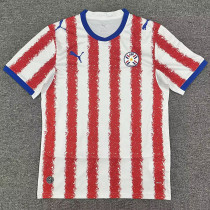 26-27 Paraguay Home Fans Soccer Jersey