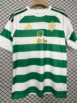 26-27 Celtic Green White 60th Anniversary Fans Soccer Jersey