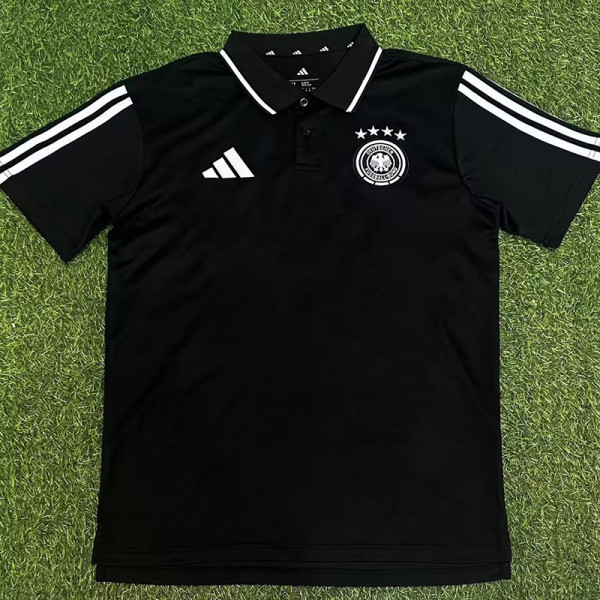 26-27 Germany Black Polo Short Sleeve