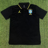 26-27 Brazil Black Polo Short Sleeve