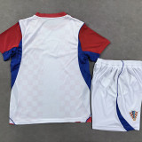 26-27 Croatia Home Kids Soccer Jersey
