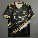 25-26 Benfica Black Yellow Special Edition Fans Soccer Jersey