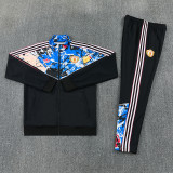 26-27 Man Utd Black blue Jacket Tracksuit #01
