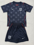 26-27 USA Away Kids Soccer Jersey