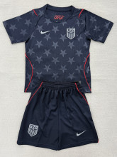 26-27 USA Away Kids Soccer Jersey