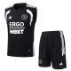 26-27 Inter Miami Black Tank top and shorts suit #D26021