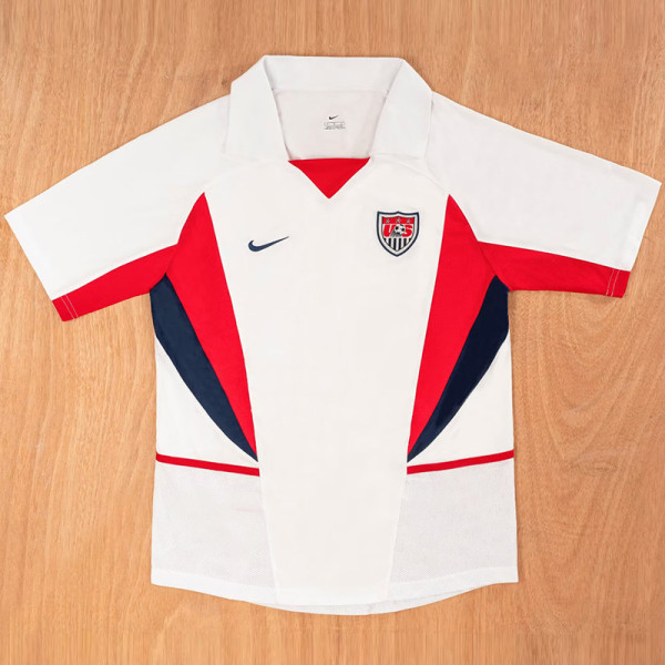 2002 USA Home Retro Soccer Jersey