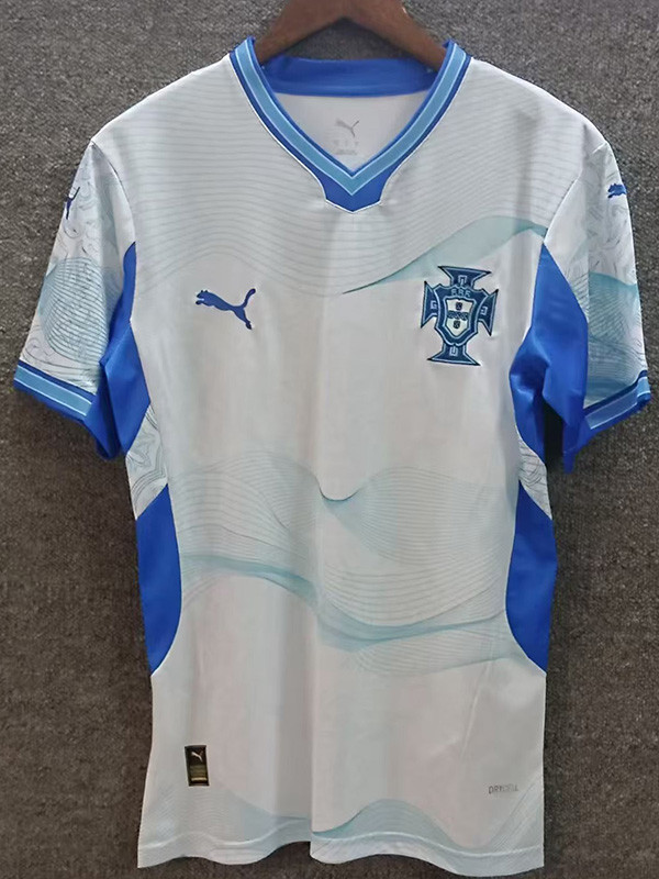 26-27 Portugal Blue White Special Edition Fans Training shirts