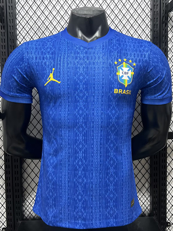 26-27 Brazil Blue Special Edition Player Version Soccer Jersey (JD)