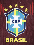 26-27 Brazil JD Red Goalkeeper Player Version Soccer Jersey