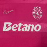 25-26 Sporting Lisbon Pink Fans Soccer Jersey