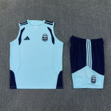 26-27 Argentina Light blue Tank top and shorts suit
