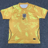 26-27 England Yellow Goalkeeper Fans Soccer Jersey