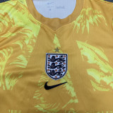 26-27 England Yellow Goalkeeper Fans Soccer Jersey