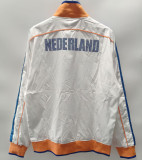 2010-2011 Netherlands White Retro Windbreaker