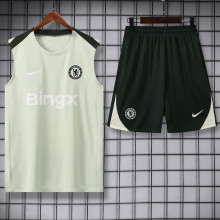 25-26 CHE Light green Tank top and shorts suit