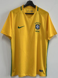 2016 Brazil Home Retro Soccer Jersey