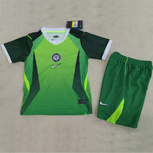 26-27 Nigeria Home Kids Soccer Jersey