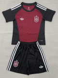 26-27 Spain Brown Goalkeeper Kids Soccer Jersey