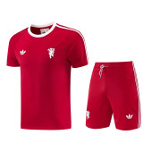 26-27 Man Utd Red Training Short Suit