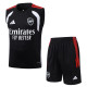 26-27 ARS Black Tank top and shorts suit #D26025