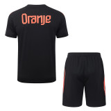 26-27 Netherlands Black Training Short Suit #J26029