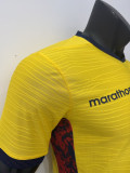 26-27 Ecuador Home Player Version Soccer Jersey (Right-Arm Patch)