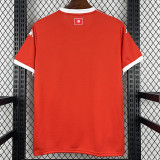 26-27 Tunisia Home Fans Soccer Jersey (Right-Arm Patch)