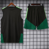 26-27 Mexico Black Tank top and shorts suit